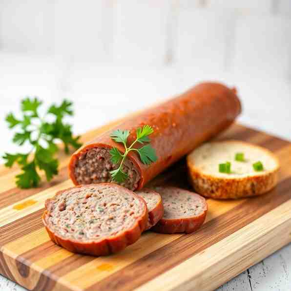 German Ground Beef Sausage (Rinderwurst)